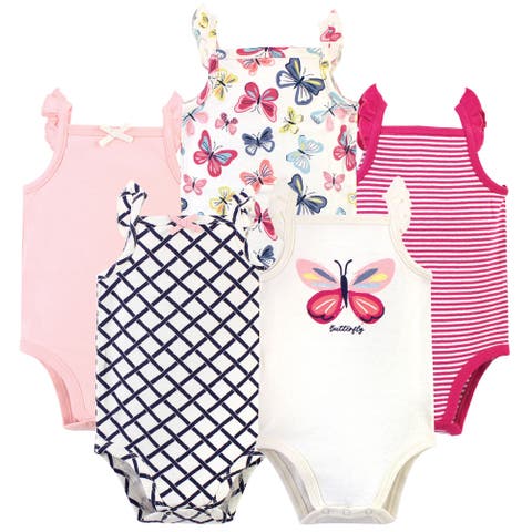 5Pk Organic Sleeveless Bodysuits (Baby)