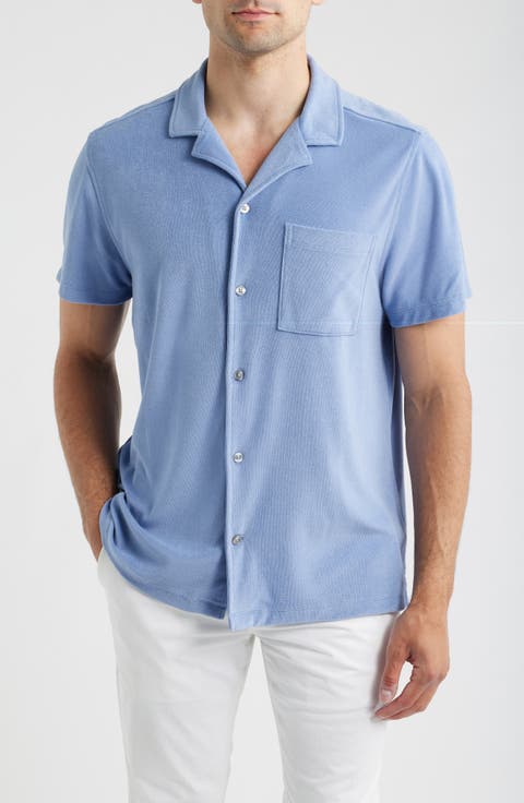 Terry Cloth Camp Shirt