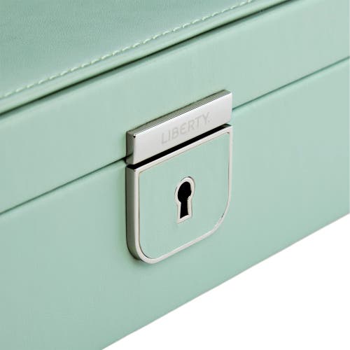 Wolf Liberty Medium Jewelry Box In Green