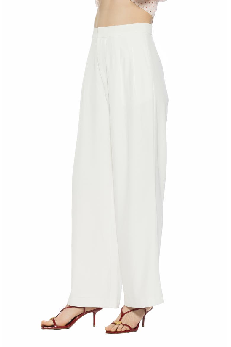 Arlo Pleated Wide Leg Pants, Alternate, color, IVORY
