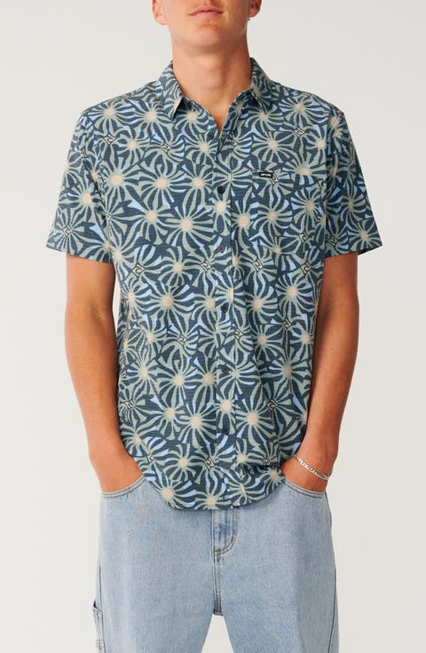 Sessions Aerotech Short Sleeve Performance Button-Up Shirt