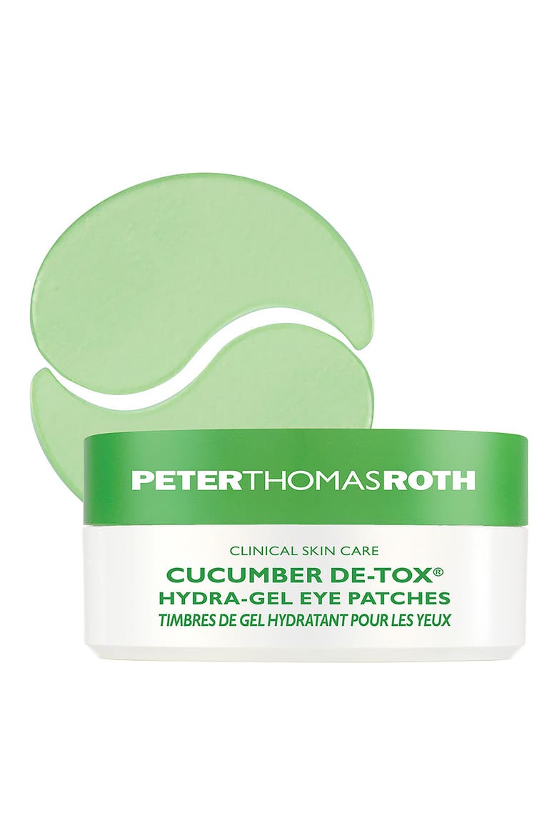 Cucumber De-Tox™ Hydra-Gel Eye Patches, Main, color, NO COLOR