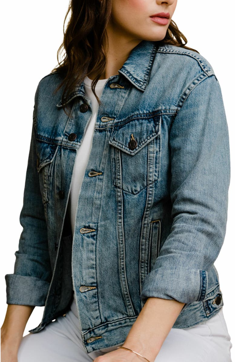 ABLE The Merly Jacket, Main, color, Clean Wash