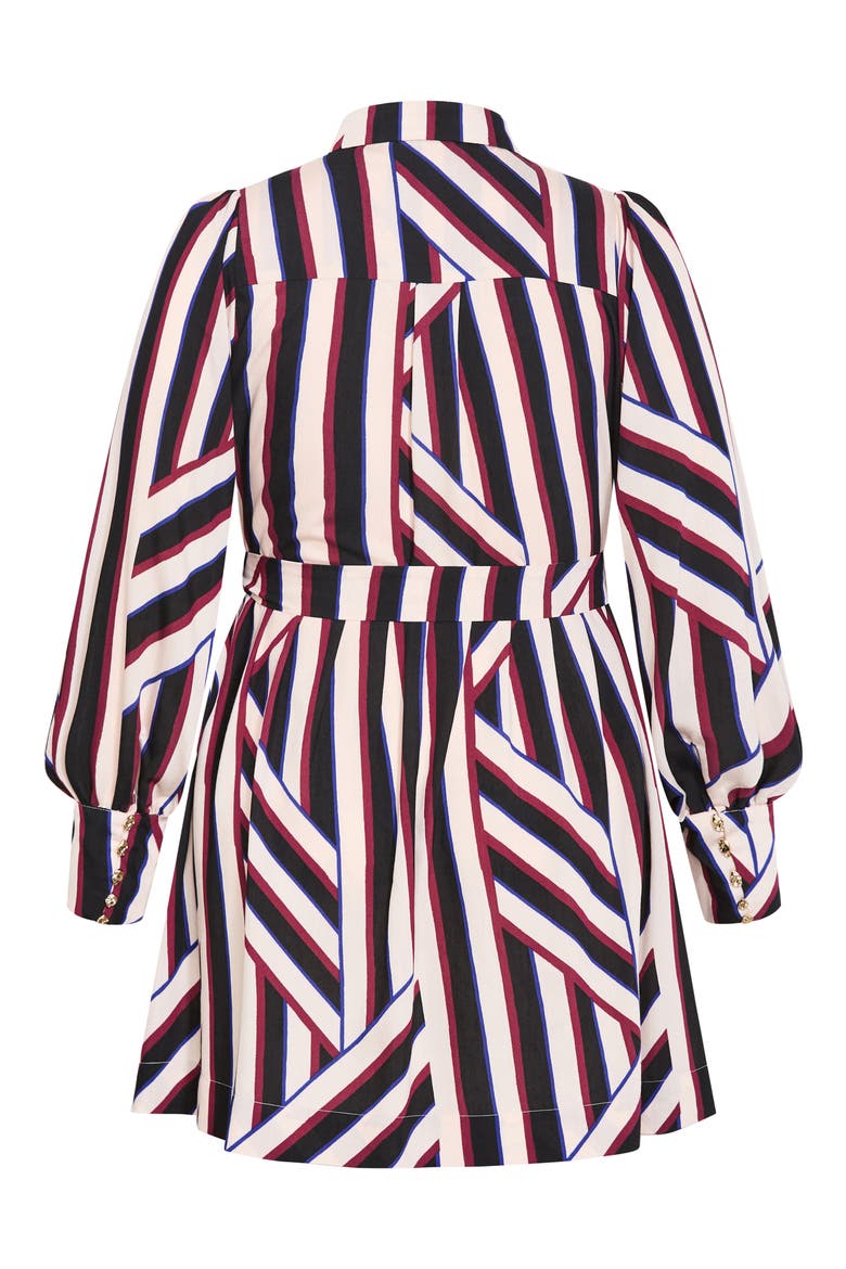 Timeless Stripe Long Sleeve Minidress, Alternate, color, TIMELESS STRIPE