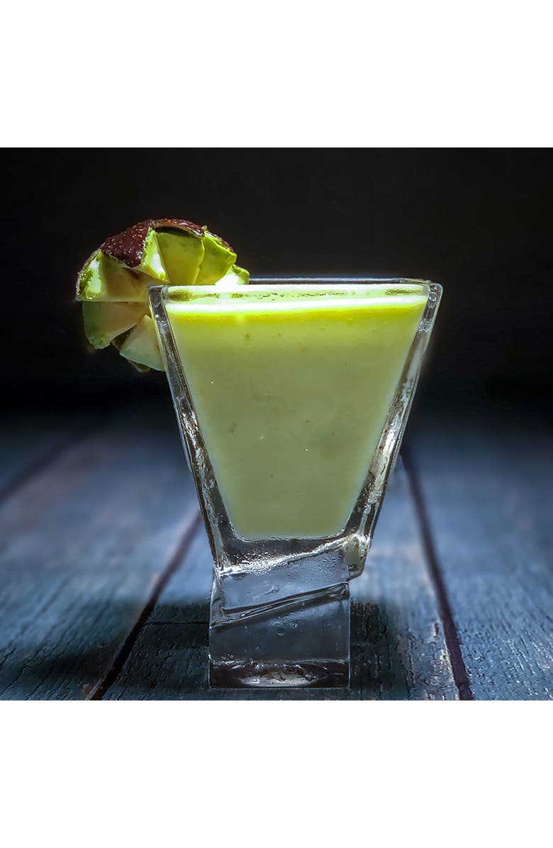 JoyJolt Carre Square Heavy Base Crystal Martini Glass - Set of 2, Alternate, color, Clear