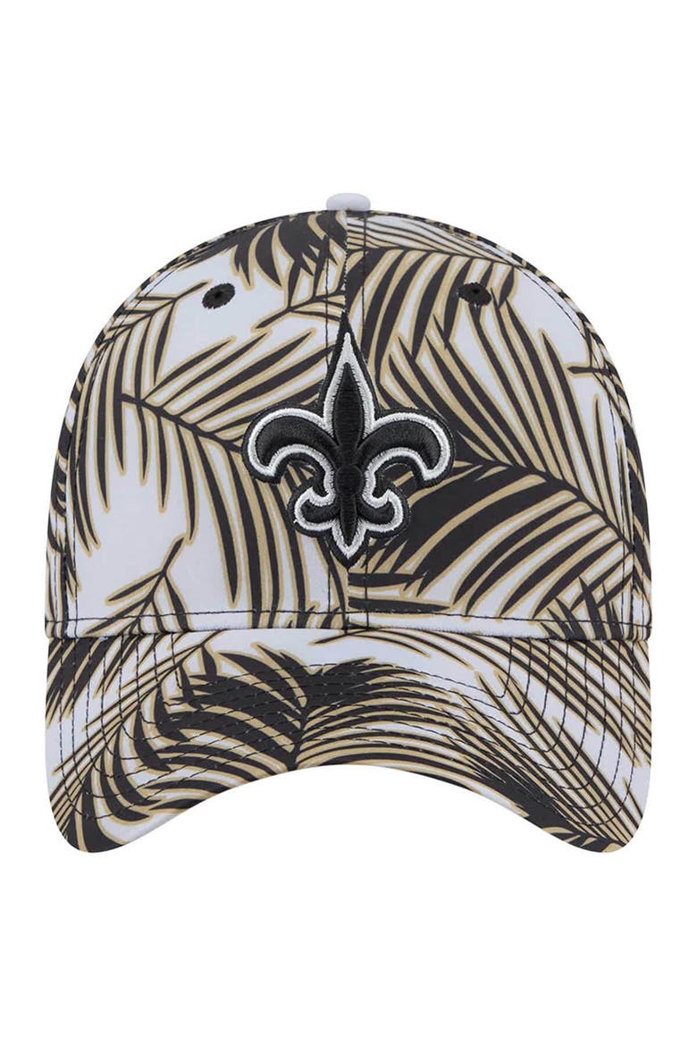 Men's New Era Gray New Orleans Saints Palms 39THIRTY Flex Hat, Alternate, color, Gray
