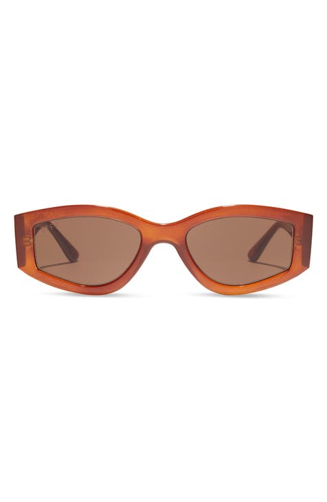 55mm Kai Oval Sunglasses