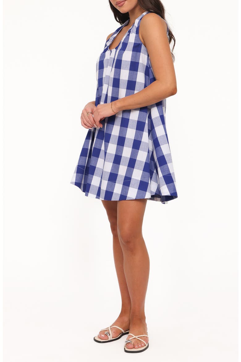 Jorah Minidress, Alternate, color, BLUE PLAID
