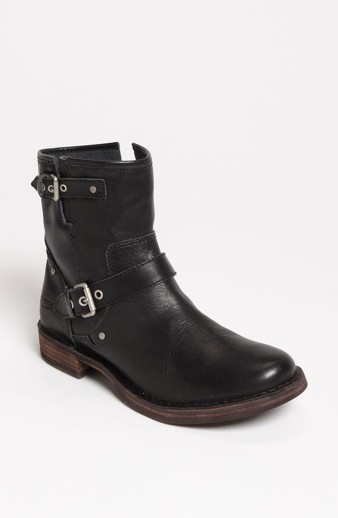 'Fabrizia' Boot, Main, color, BLACK