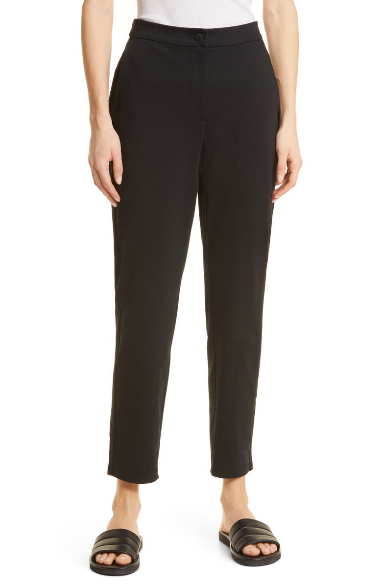 Eileen Fisher High Waist Ankle Pants, Main, color,