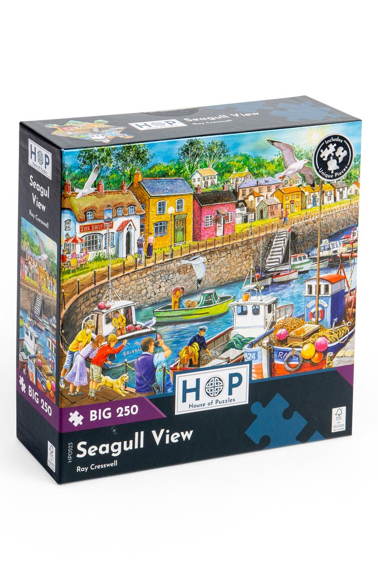 The House of Puzzles Seagull View Big 250-Piece Jigsaw Puzzle, Main, color,