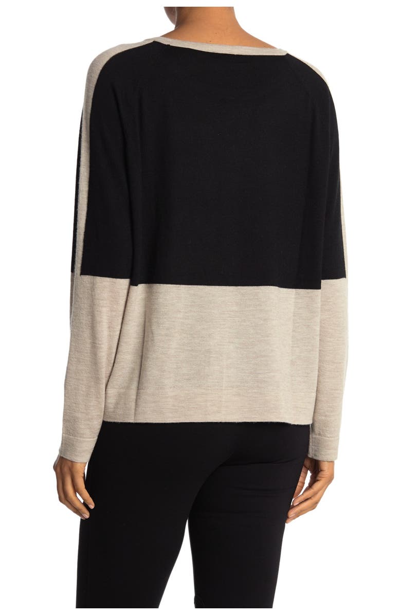 Kinross Colorblock Crew Neck Sweater, Alternate, color,