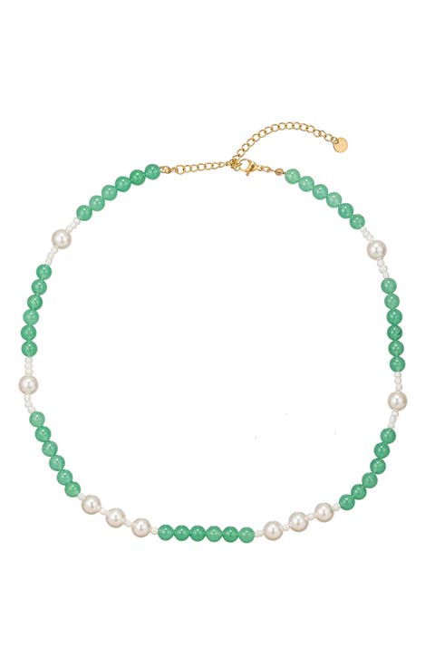 Zoe Faux Pearl Necklace