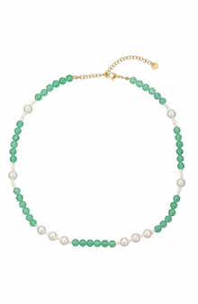 EYE CANDY LOS ANGELES Zoe Faux Pearl Necklace
