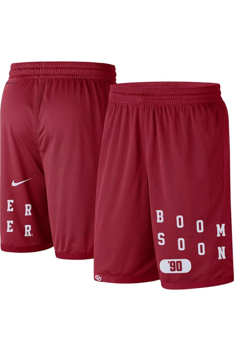 Men's Nike Crimson Oklahoma Sooners Wordmark Performance Shorts, Main, color, Crimson