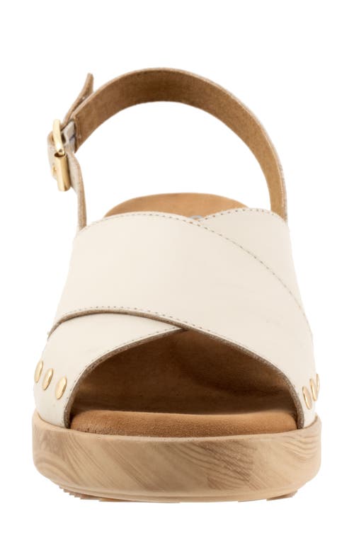 Softwalk ® Florence Slingback Platform Sandal In Ivory