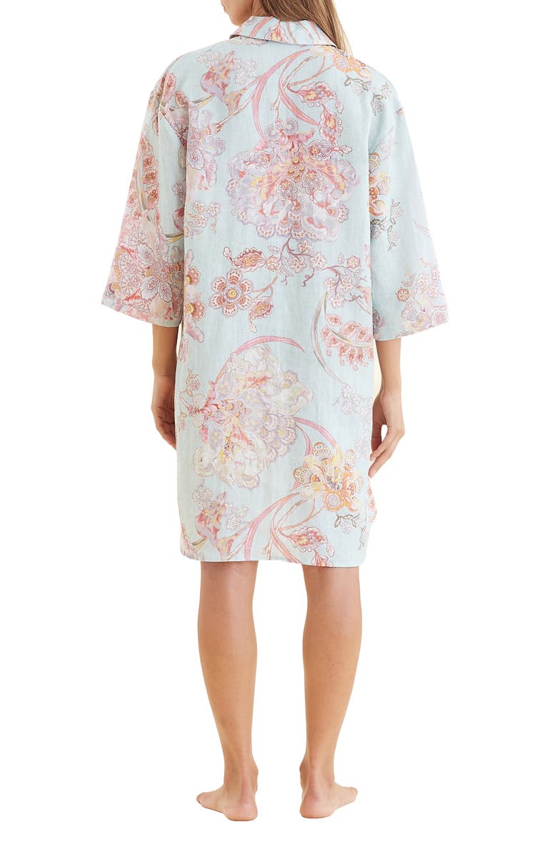 Papinelle Coco Resort Linen Nightshirt, Alternate, color, 