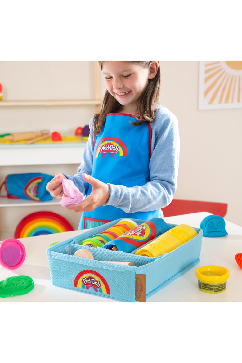 Creative Set 6 Colors, Storage Box, Apron, Tools, 3D Mat, Alternate, color, Multicolored