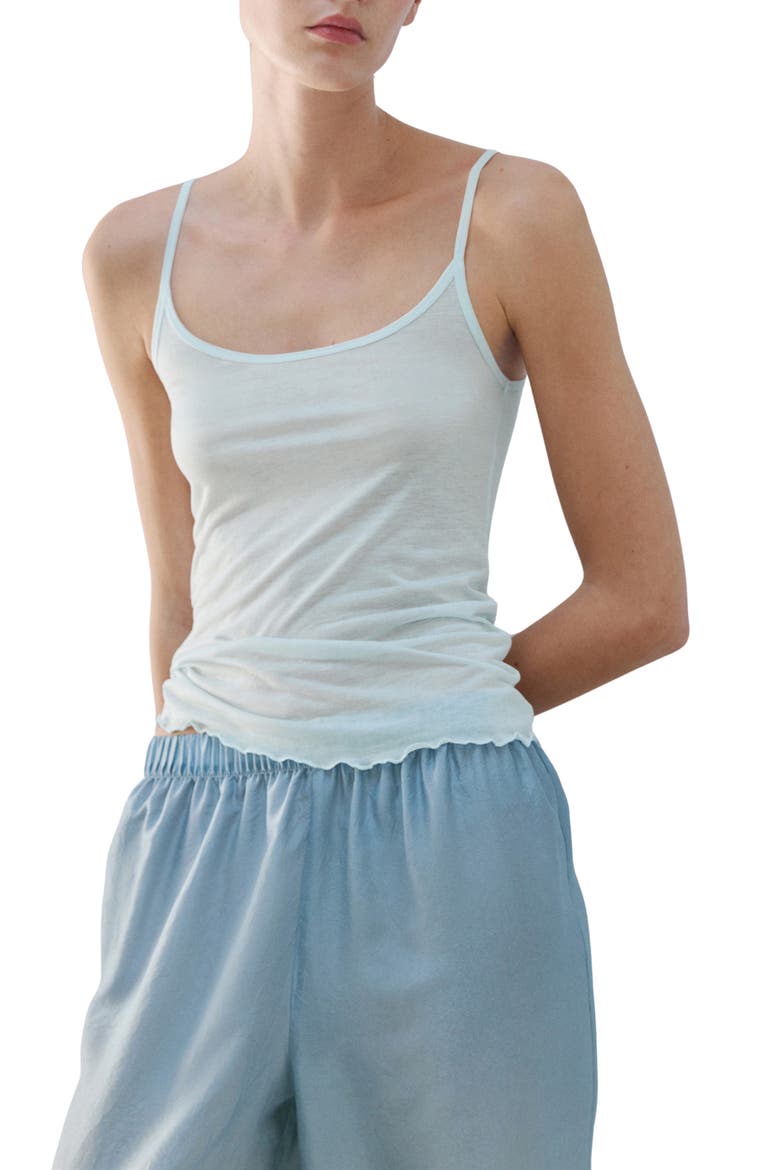 Microfiber Pajama Camisole, Main, color, BLUE