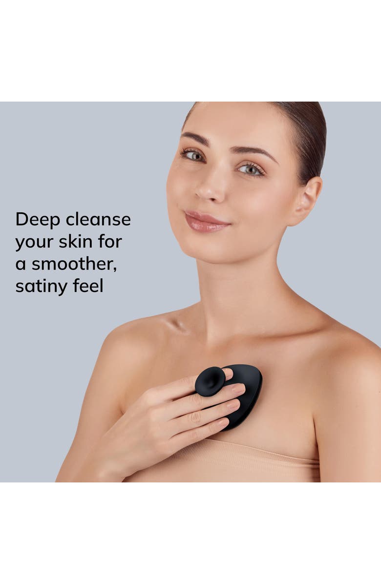 GESKE SmartAppGuided Body Brush | 4 in 1, Alternate, color, Black