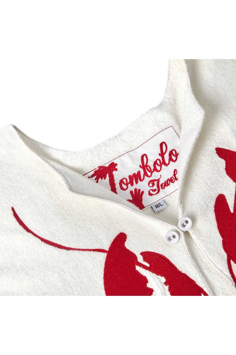 'Better Half' Hand Towel Top, Alternate, color, White
