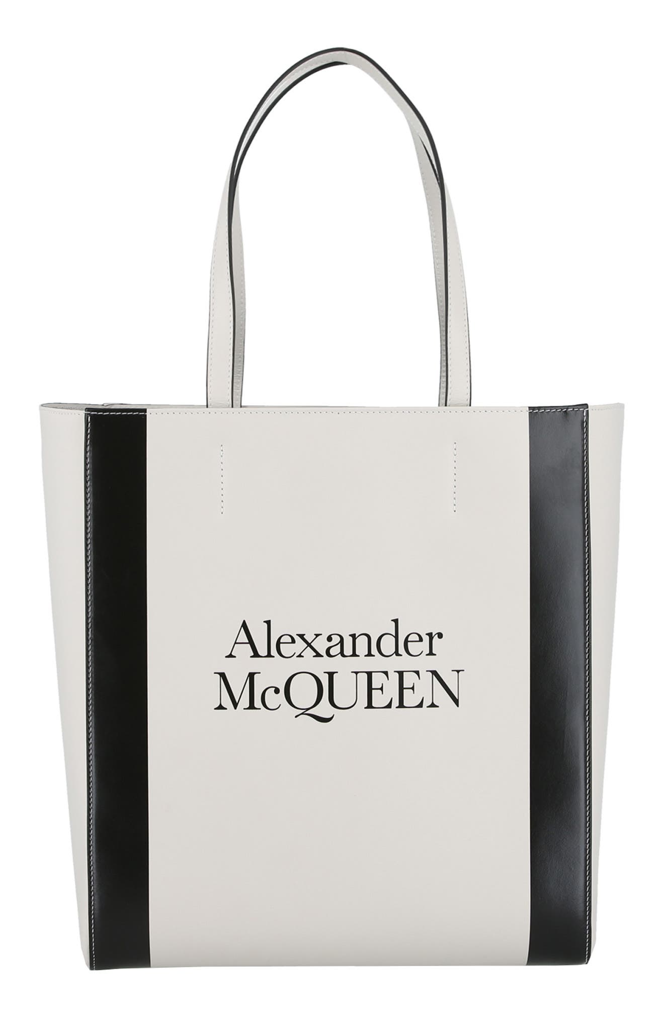 McQueen Signature Shopper Tote, Main, color, 
