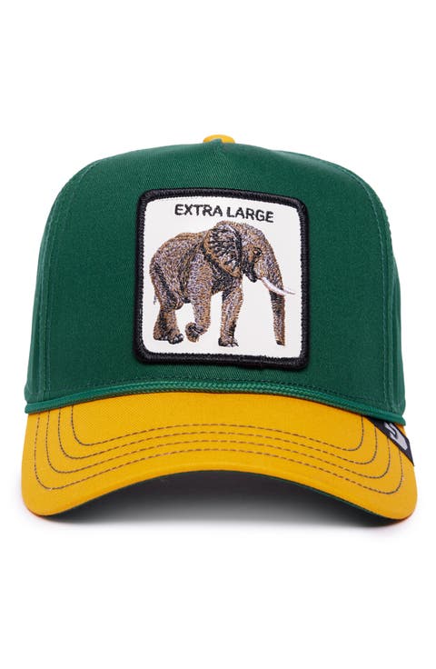 Extra Large Elephant Patch Snapback Hat