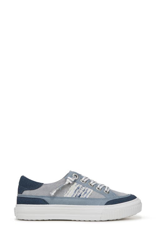 Shop Blowfish Malibu Boardwalk Low Top Sneaker In Foggy Blue Faux Leather