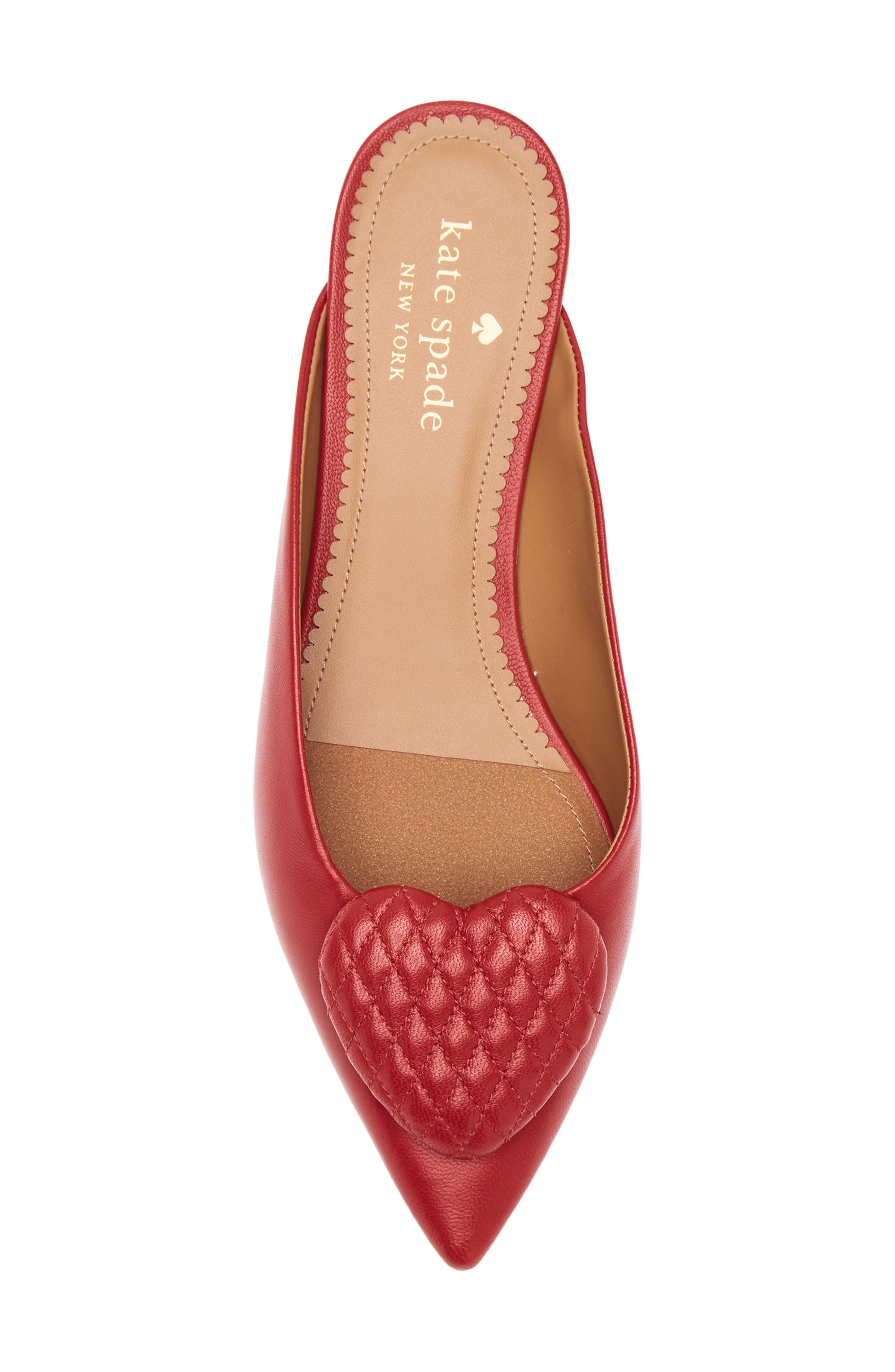 zola heart mule, Alternate, color, RED