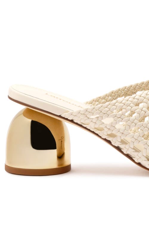 Larroude Women's Dew Drop Macrame Mule Pumps In Ivory