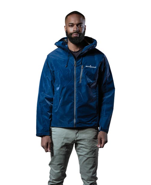 Woodpecker Wind Rain Shell Jacket In Blue