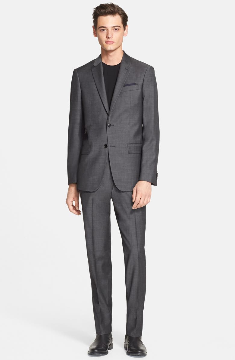 John Varvatos Star USA Trim Fit Wool Suit, Alternate, color, 