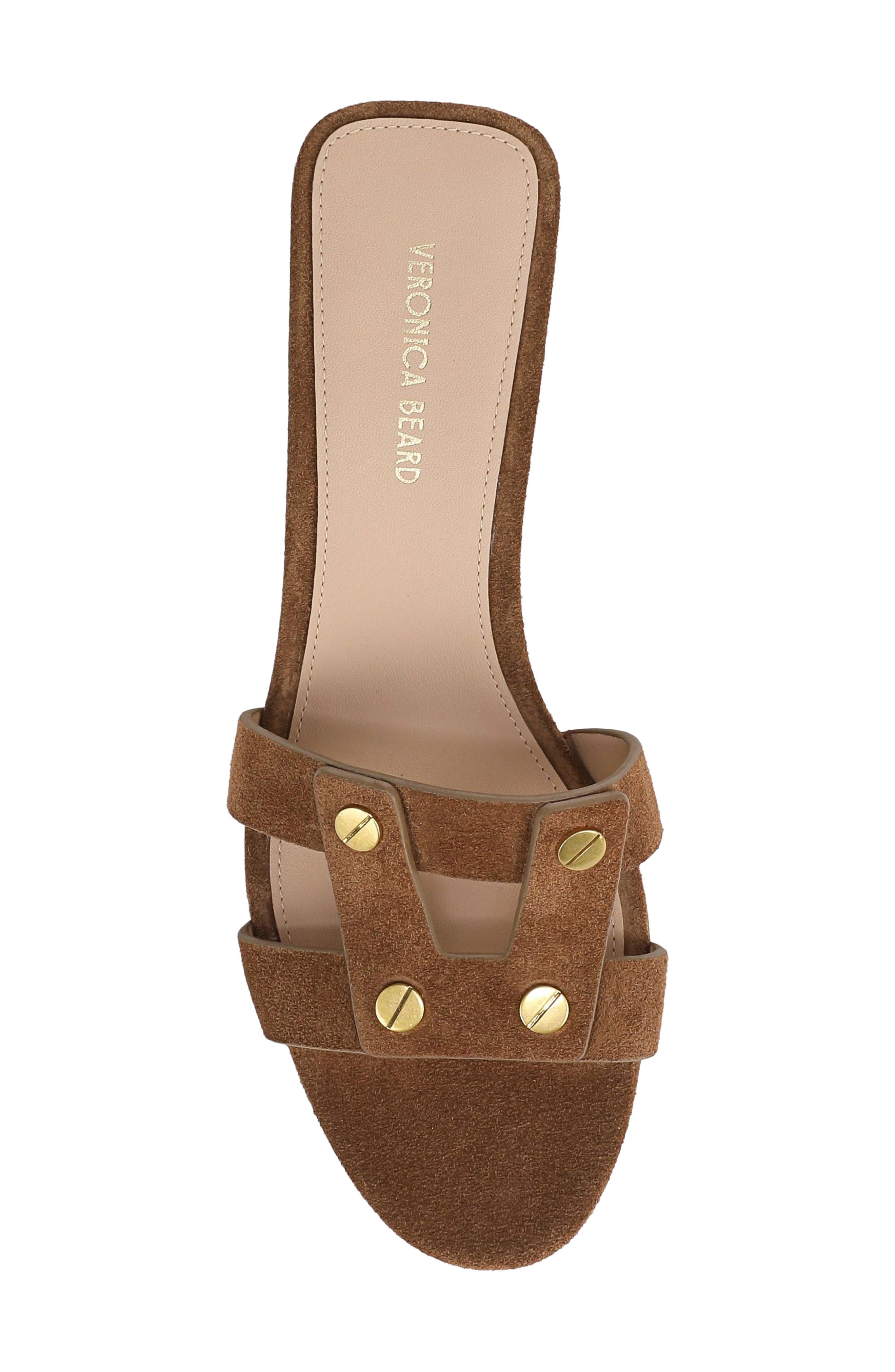 Via 55 Sandal, Alternate, color, CHESTNUT