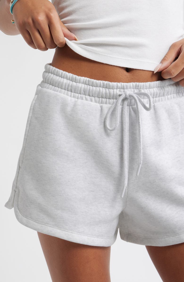 BP. Mini Sweat Shorts, Alternate, color, Grey Fog Heather
