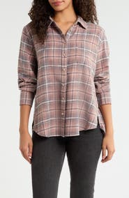 Lucky Brand Plaid Button-Up Shirt