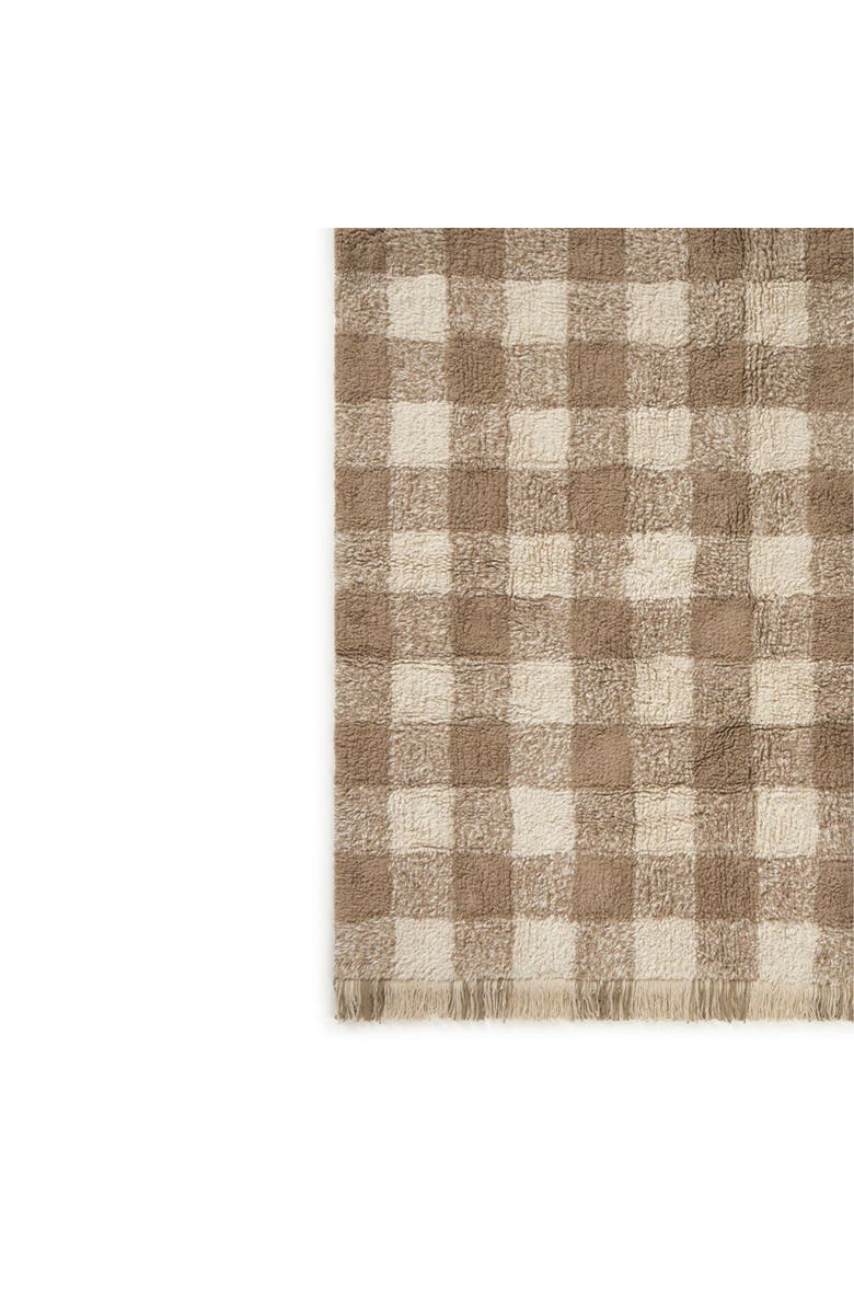 Lorena Canals Washable Rug Vichy, Alternate, color, Marron, Natural