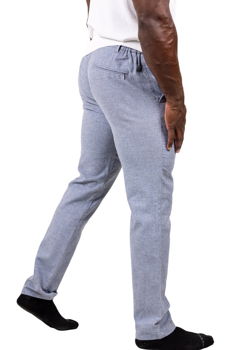 Marthyr Tapered Leg Drawstring Pants, Alternate, color, BLUE