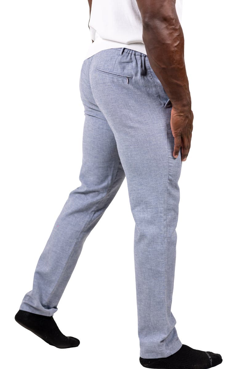 Maceoo Marthyr Tapered Leg Drawstring Pants, Alternate, color, Blue