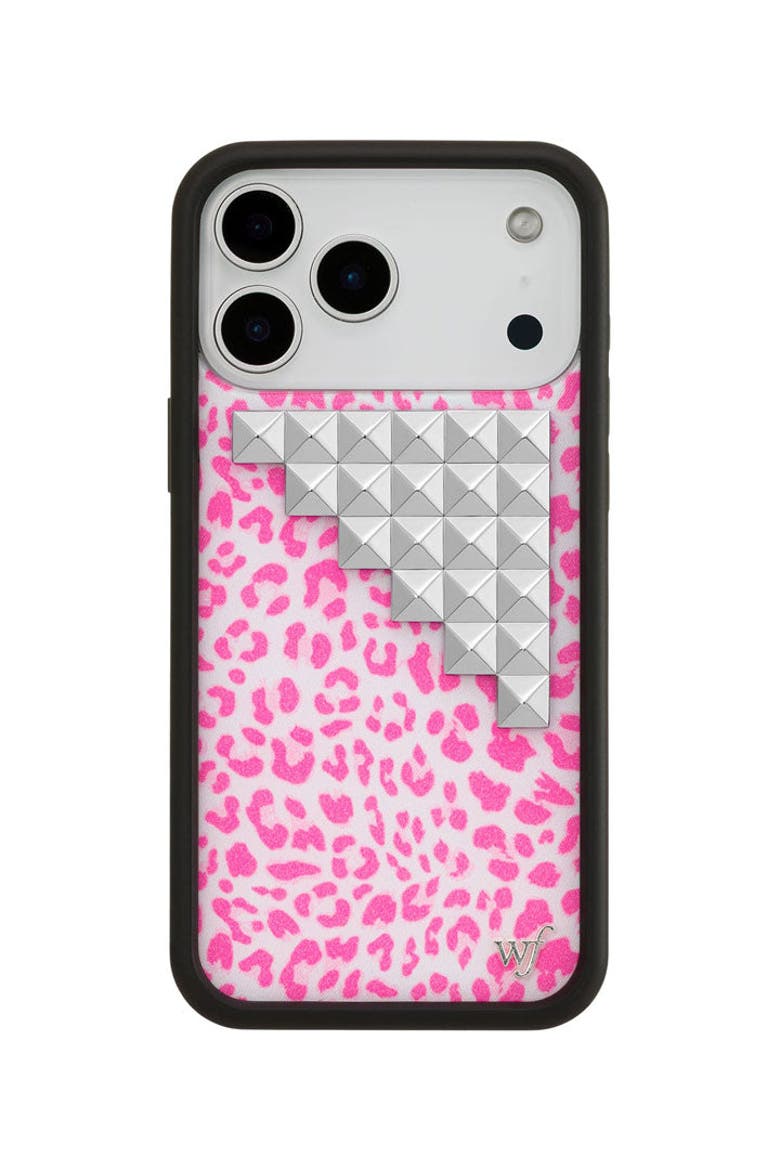 Pink Meow Stud iPhone 17/17 Pro/17 Pro Max Case, Main, color, iPhone 17 Pro Max