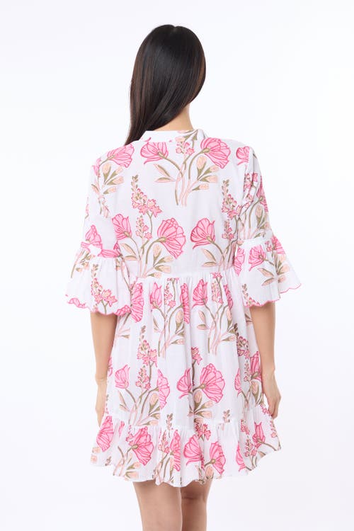 Calypso St Barth Calypso St. Barth Mykono Dress In Pink/white