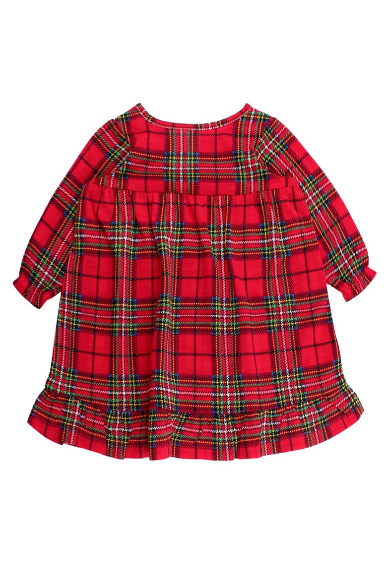 Holiday Pajama Night Gown, Alternate, color, Red Nicholas Plaid