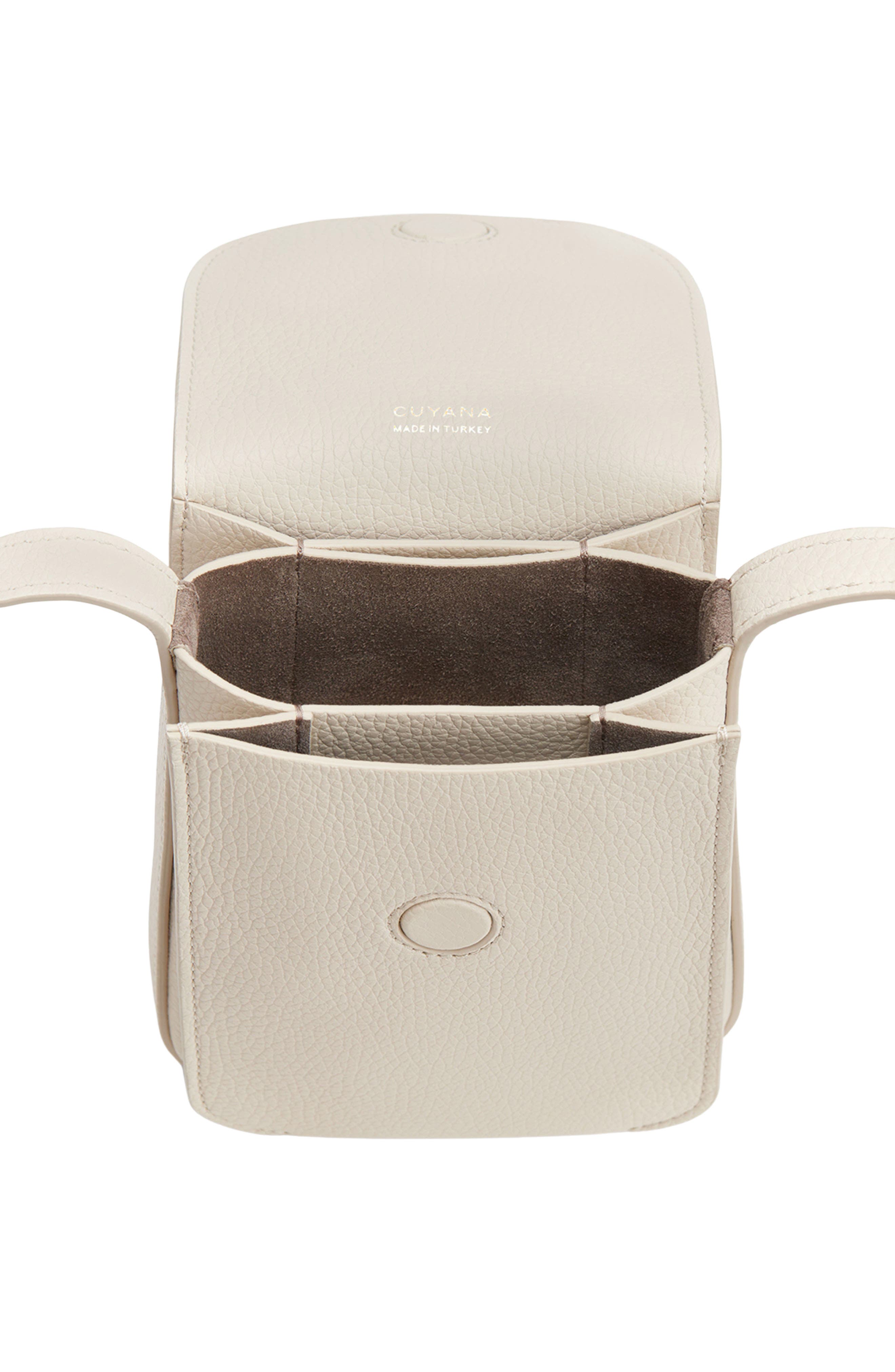 Cuyana Concertina Leather Crossbody Phone Bag, Alternate, color, 