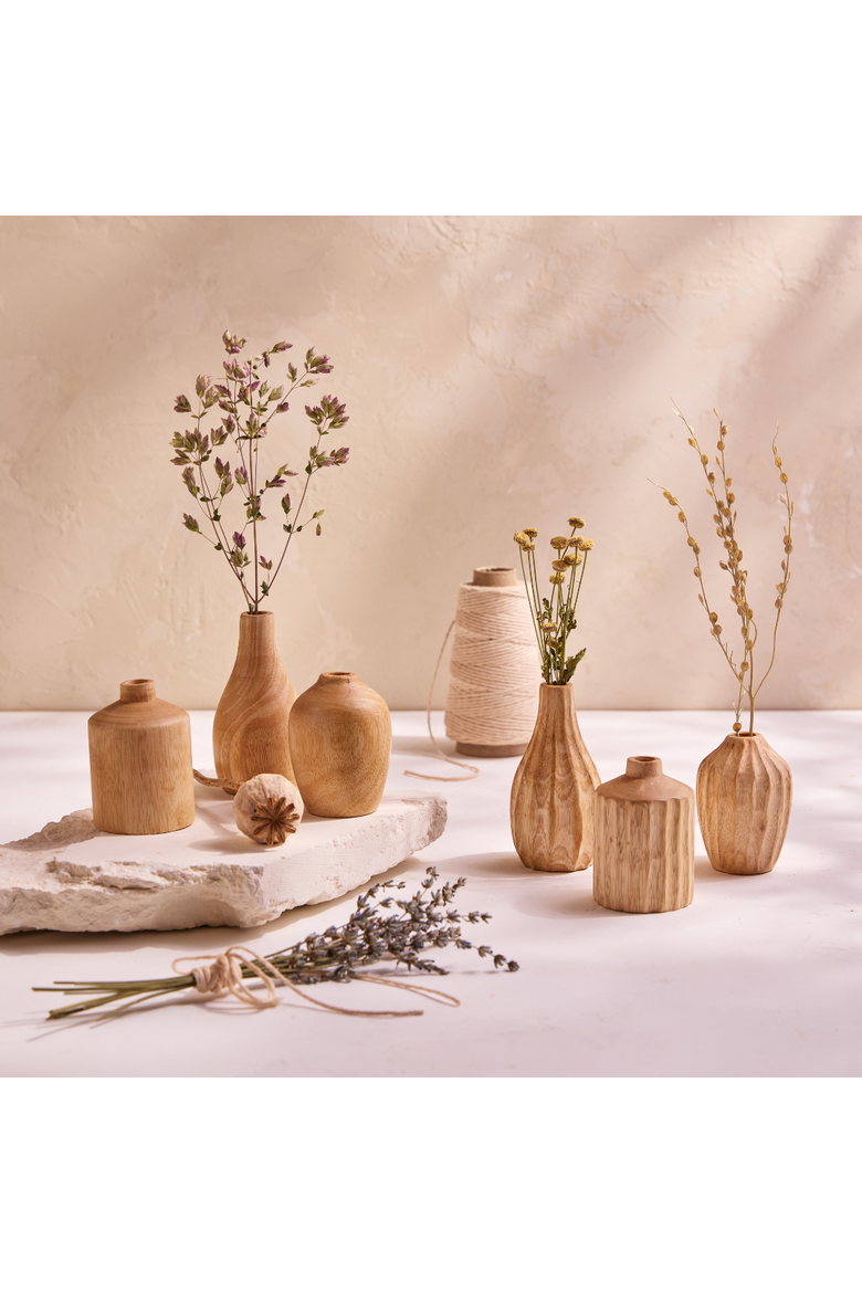 Kiln Mango Mini Vases - Set of 3, Alternate, color, Mango