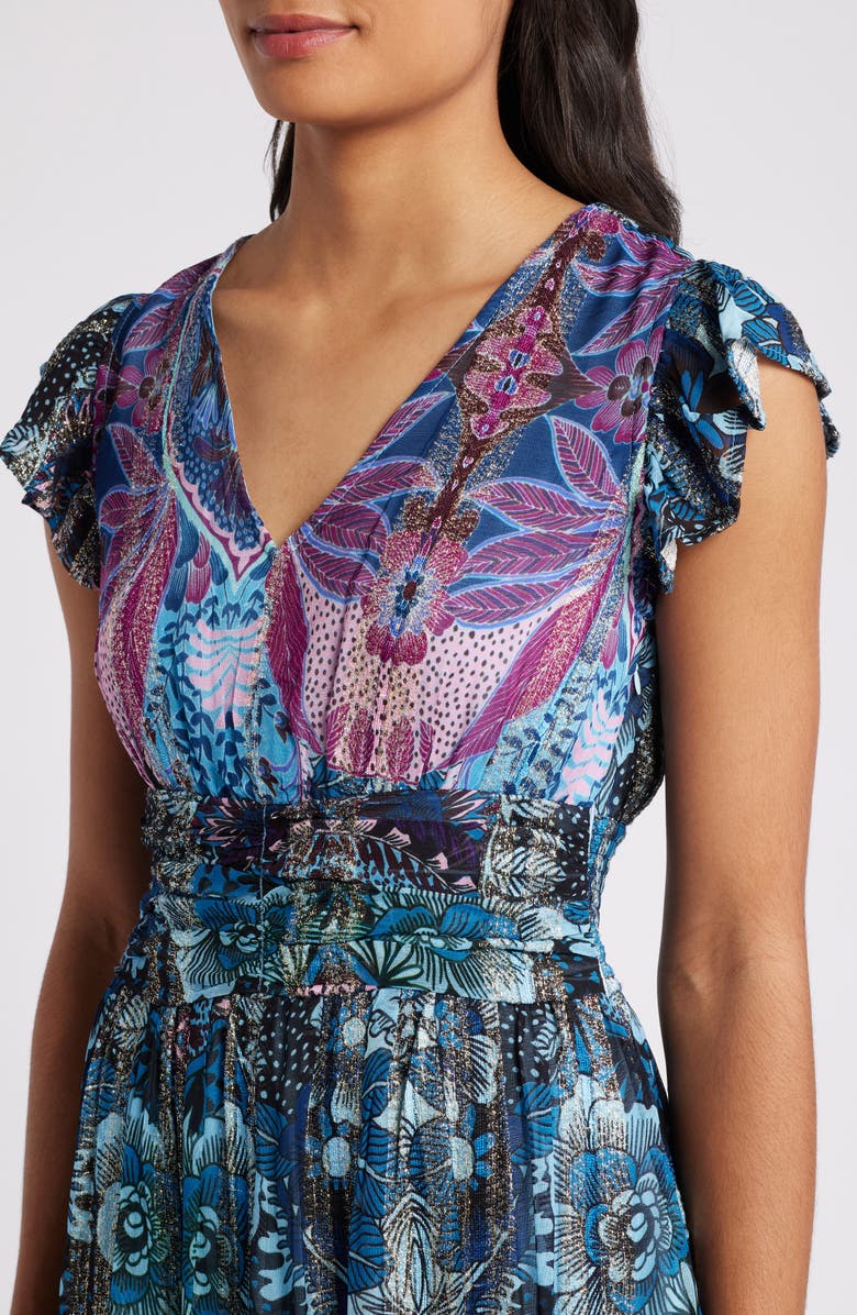 CIEBON Jennsen Floral Maxi Dress, Alternate, color, 