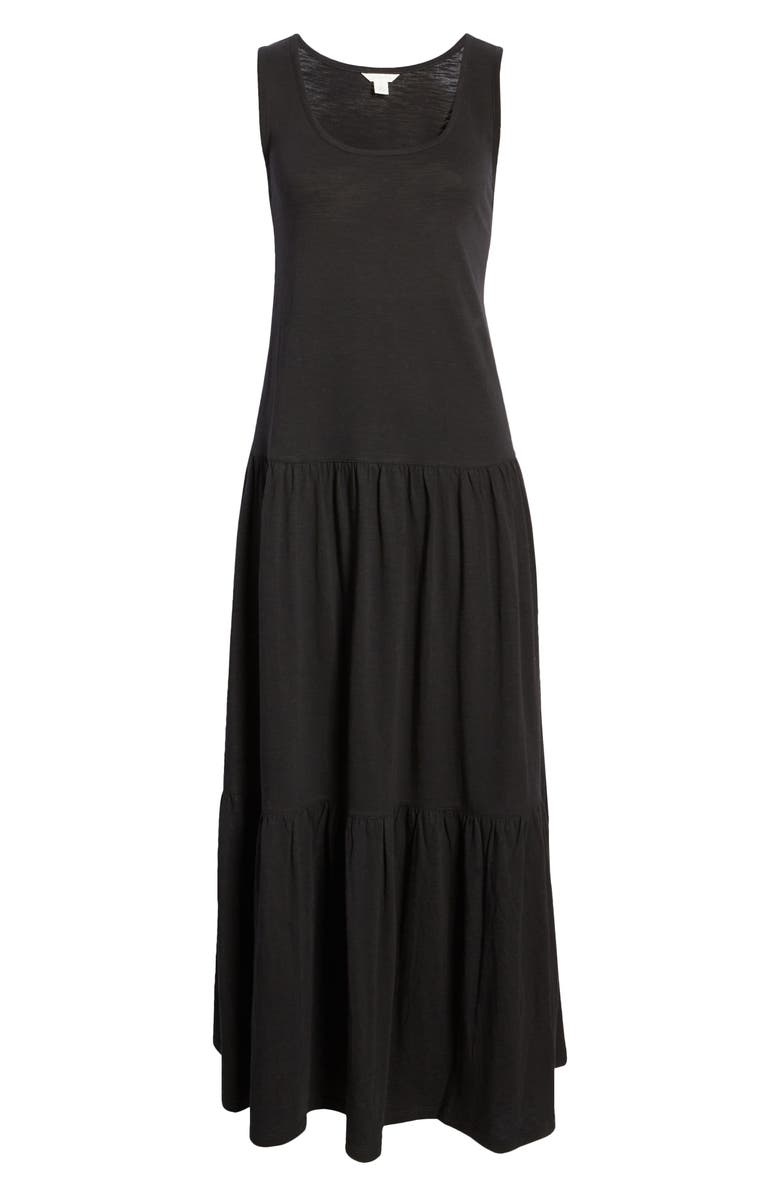 Caslon<sup>®</sup> Scoop Neck Tiered Maxi Dress, Alternate, color,