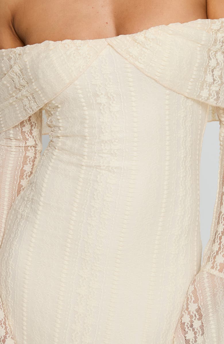 Princess Polly Perdita Long Sleeve Lace Maxi Dress, Alternate, color, Cream