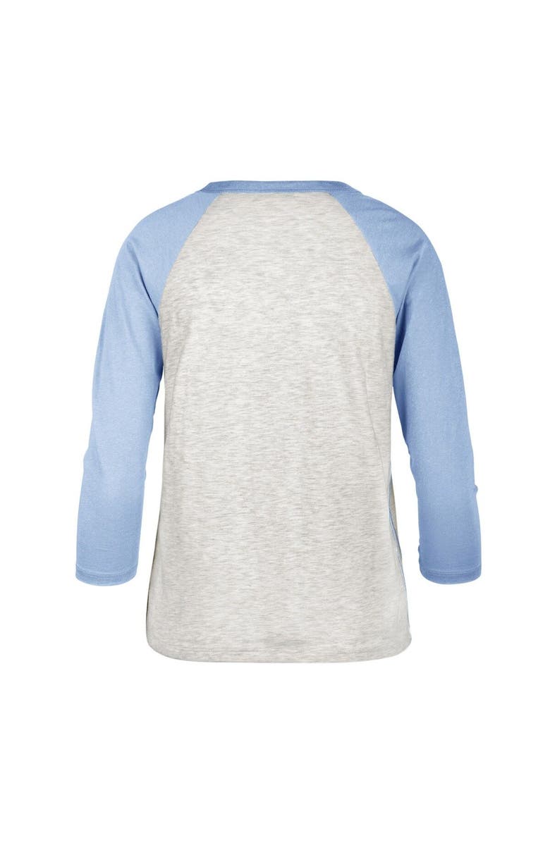 '47 Women's '47 Gray Milwaukee Brewers City Connect Retro Daze Ava Raglan 3/4-Sleeve T-Shirt, Alternate, color,