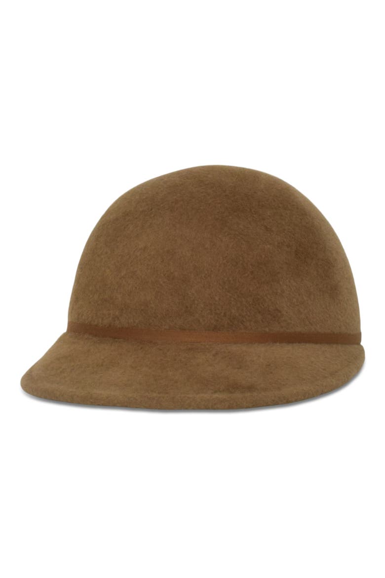 Ana Velour Felt Cap, Alternate, color, PECAN