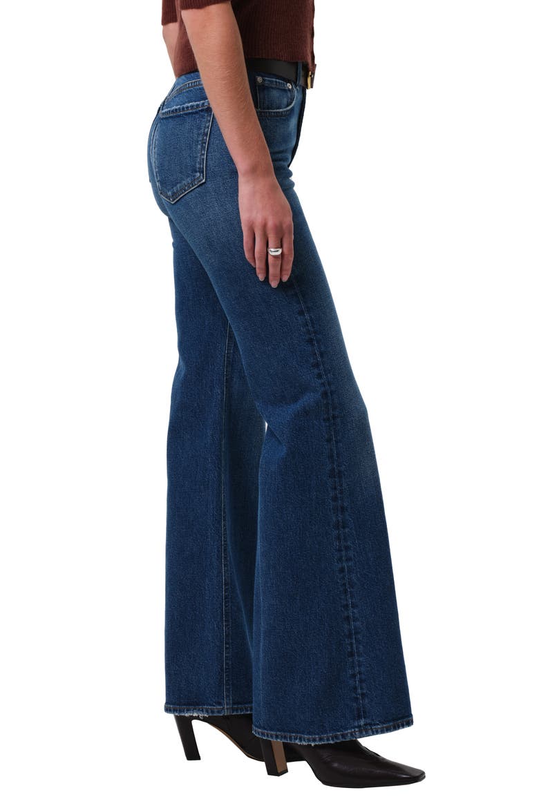 Kimberley High Waist Wide Leg Jeans, Alternate, color, CRUISEMED BLUE