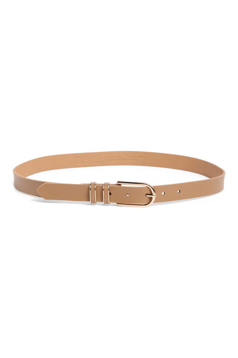 Double Keeper Belt, Main, color, TAN MACCHIATO